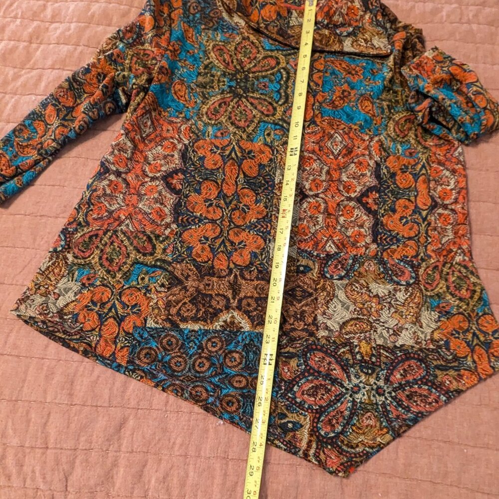 Ruby Rd. Asymmetrical Hem Split Cowl Neck - image 6